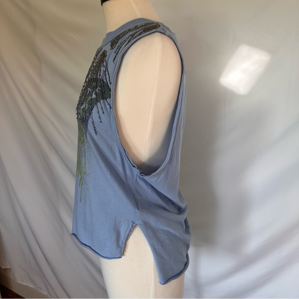 We the Free Beaded Butterfly Tank - Picture 5 of 7